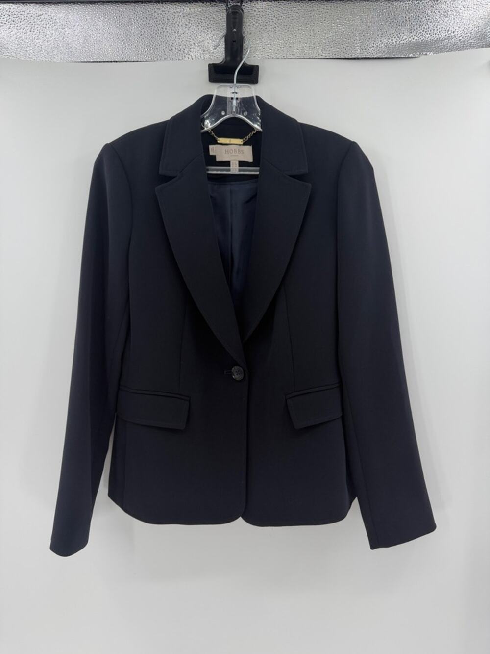 Hobbs London Women's One Button Blazer - Navy - 2